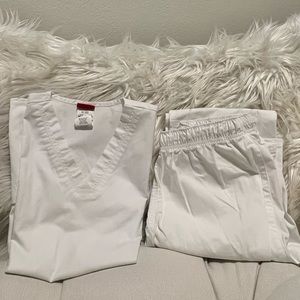 Cherokee White Scrubs